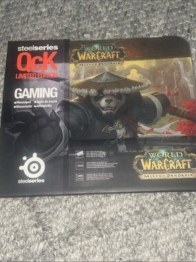 SteelSeries World of Warcraft Gok Limited Edition Mouse Box - Black & Red